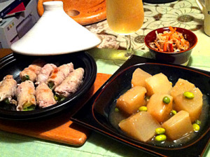 大根、枝豆、えんどう豆、しろ菜、人参… 大根、枝豆、えんどう豆、しろ菜、人参…