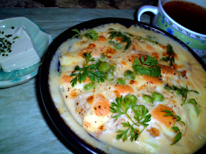 今日は炭水化物控えめです